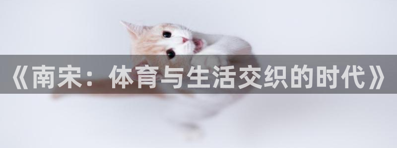 v66体育是什么：《南宋：体育与生活交织的时代》